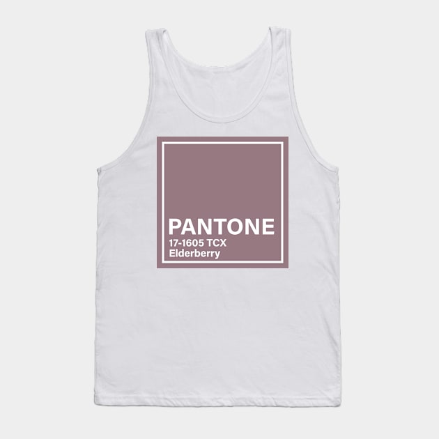 pantone 17-1605 TCX Elderberry Tank Top by princessmi-com